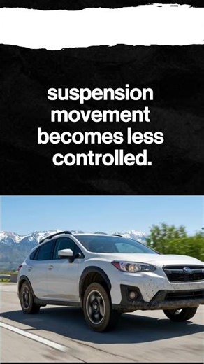 Subaru Crosstrek Suspension Wear Warning Signs