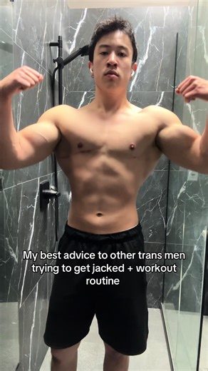So many people have asked for my routine I thought I’d just leave it here #gymmotivation #ftm #transman #physique #gym
