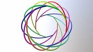 Decagonal Hosohedron Rotegrity - Download Free 3D model by Adrian Rossiter (@antiprism)