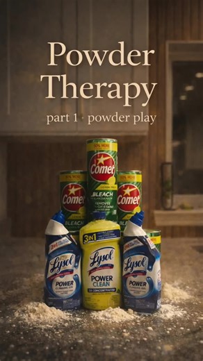 Ultimate Powder Play with Comet and Lysol