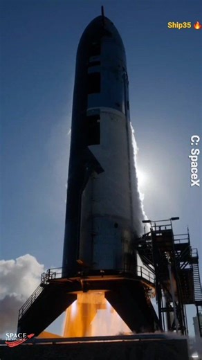 The last successful static fire test of Starship 35 at Massey's test site occurred before the big explosion of Ship 36. 🚀🔥 #Starship #Test #Explosion | Space FrontPage