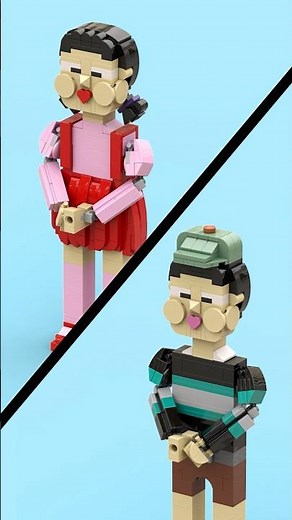 LEGO Squid Game: Young-hee and Cheol-su