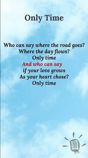 “Only Time” – Enya ✨🌊 Sing Along Karaoke!
