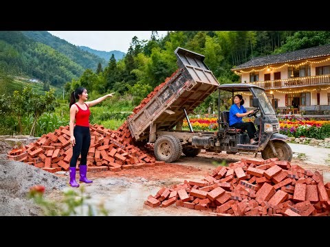 TIMELAPSE – Building a 350m² Fish Tank with Trucks to Transport Materials and Pour Concrete