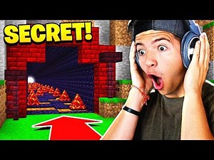 MY TOP SECRET MINECRAFT MAP! ⚠️