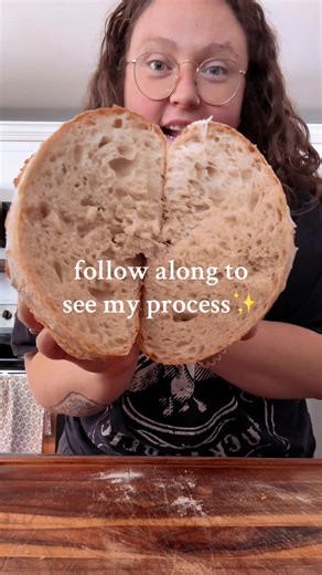 Posting a whole process video later today, follow for tips and tricks!! #sourdough #fyp #homestead