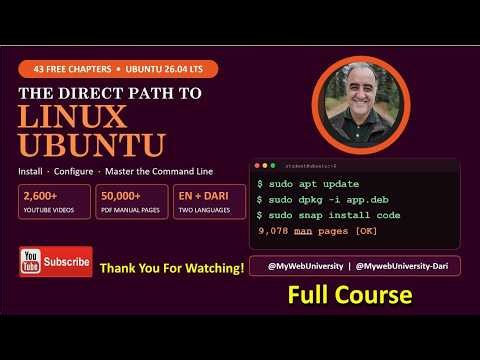 The Direct Path to Linux Ubuntu — FREE 43-Chapter Course (26.04 LTS)