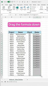 Conditional check box ☑️ Excel tutoring formula hacks ‪@excelisfun‬ #excel #shorts #calculas #xlp