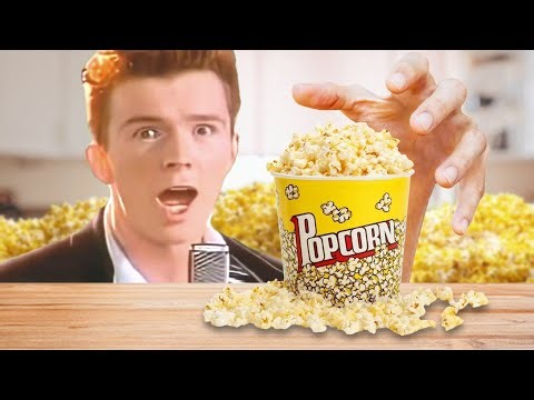 Rick Astley Makes Popcorn