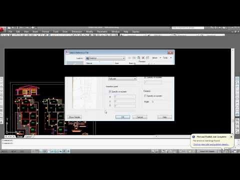How to insert image to Autocad (Raster Image Reference)