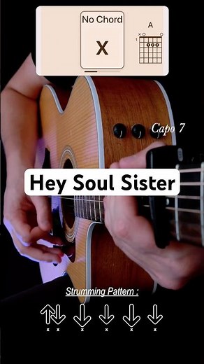 Hey, Soul Sister – Train #guitar #guitartutorial #howtoplayguitar