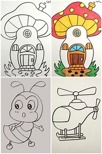 13K views · 762 reactions | Simple Drawing Tutorials to Learn at Home - Free Drawing Classes | Simple Drawings | Facebook