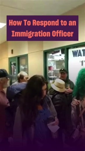 Know your rights 🛑 How to respond to an immigration officer ⤵️ If an immigration officer asks about your citizenship status, you can choose not to answer like the person in the video. Stay informed, stay safe. Video credit to Syracuse Immigrant and Refugee Defense Network. #KnowYourRights #NewYork | The New York Immigration Coalition