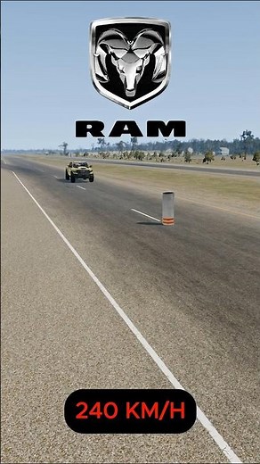 DODGE RAM Crash Test 💥🤯🚗 #recommended #dodge #RAM #crashtest