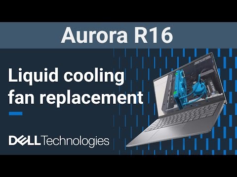 Alienware Aurora R16 | How to replace the liquid cooling fan