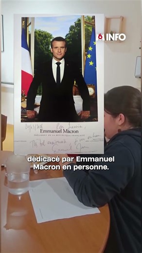 A fan of Emmanuel Macron, Jeannine receives a presidential gift for her 84th birthday.
