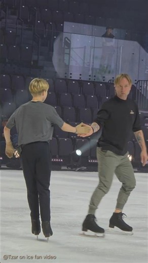 Like father, like son. Evgeni and Alexander Plushenko