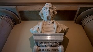 Who is Roger Taney and why is there a push to remove his statue from the U.S. Capitol?