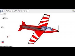 The Red Airplane(3D with Geogebra 4.25 in java)