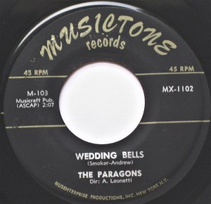 The Paragons - Wedding Bells / Blue Velvet