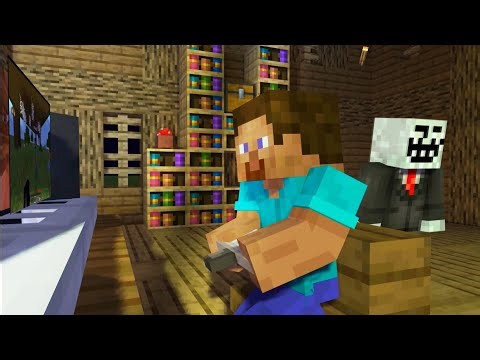 Thief Entered The House… BIG Mistake 😈 (Minecraft Animation)