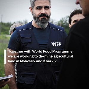 11 reactions | Landmines and other dangerous debris are estimated to cover roughly 25,000 sq km of agricultural land across Ukraine. We’re working with World Food Programme to remove these life-threatening landmines, helping rural communities and farmers return home safely and get back on their feet.  supplied from World Food Programme | Minderoo Foundation | Facebook