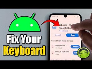How To FIX Android Keyboard Not Showing Up - (Best Method)