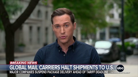 Global mail carriers suspend some deliveries to the US