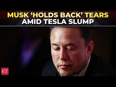 'I mean...': Elon Musk almost in tears when asked about Tesla struggles