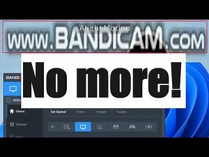How to Remove Bandicam watermark