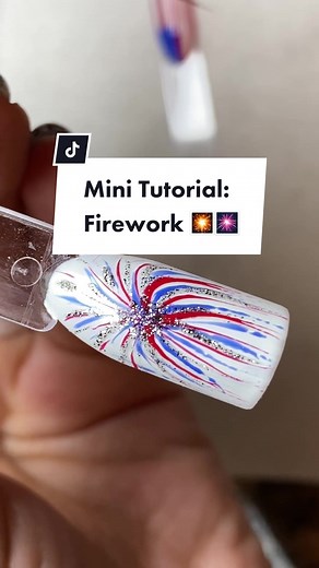 4th of July Nail Art Tutorial: Firework Designs