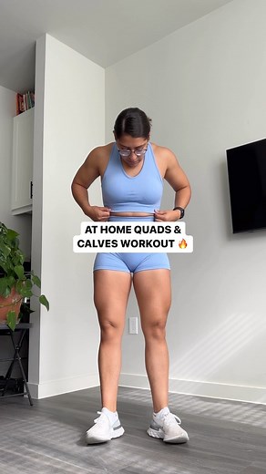 Beginner Friendly Quads & Calves Workout - LIKE ♥️ SAVE 💾 to give it a go! Remember besties, push yourself. If you feel like you can do more reps and sets, go for it! This is just a recommendation. Adjust as necessary! Workout Recommendation: 1. Elevated Front Squats 4x12 2. Step-Ups 4x10 each leg 3. Bulgarian SS 4x8-10 each leg 4. Goblet Squats 3x10-12 5. Calf Raises 3x15-20 Wearing: @beaybl Balance V2 Seamless Shorts Seamless Bra (size S) ✨ #lowerbodyworkout #beginnerfriendlyworkout #legdaywo