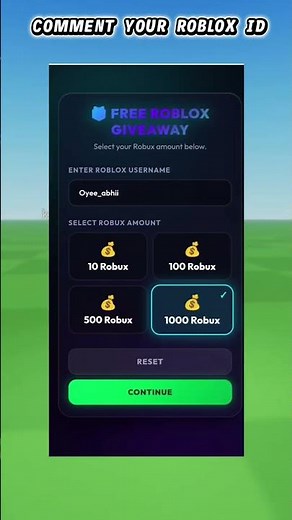 Free Robux giveaway comment your id #roblox #shortsfeed #robuxgiveaway #freerobuxgiveaway #robux