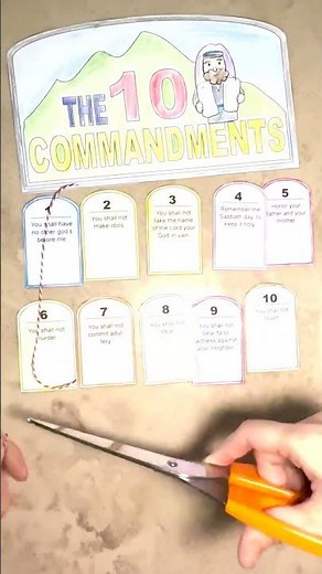 Ten Commandments Bible Carft | 성경 십계명 만들기