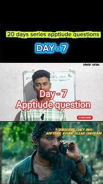 🚴‍♂️Speed,Time & Distance Aptitude Questions with Easy Tricks #apptitudequestions #day7 #education