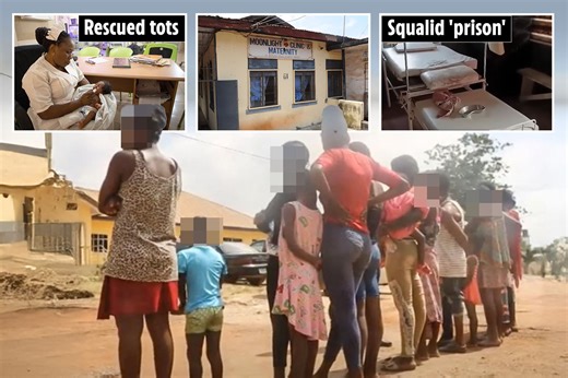 Inside dark world of Nigerian ‘baby farms’ where teens and kidnapped and raped