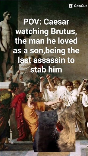 Caesar Assassination Meme #short #shorts #caesar #Juliascaesar #constantine #romanempire