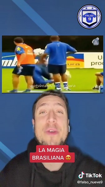 LA MAGIA BRASILIANA 🇧🇷😍 #calcio #falso_nueve9 #tiktokcalcio #ronaldinho