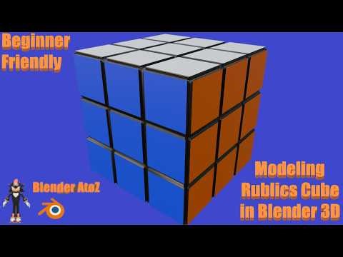 Modeling Rubics Cube in Blender 3D | Beginner Friendly