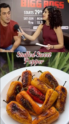 The Best Stuffed Sweet Peppers You’ll Ever Make 🌶️✨#shorts