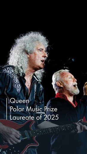 The 2025 Polar Music Prize is awarded to the British rock group Queen. With the foundation in hard rock, Queen have developed a distinctive and instantly recognizable sound that no one else can emulate. Furious energy and muscular playing are combined with intricate virtuoso harmony singing from drummer Roger Taylor, guitarist Brian May and, of course, singer Freddie Mercury, one of the most charismatic front figures in the history of music, with a voice that spanned four octaves. What helped to