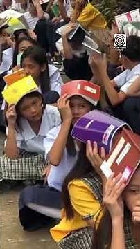 Pinyahan students' earthquake drill | June 19