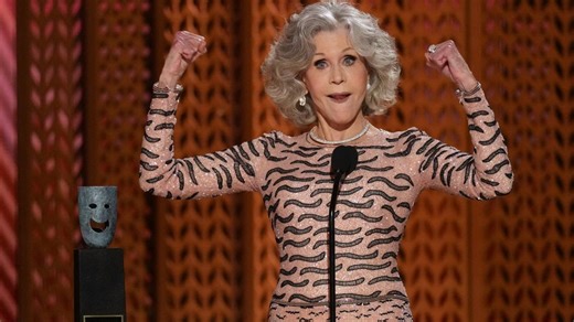Jane Fonda delivers powerful SAG Awards speech, warns of future challenges