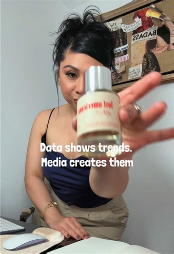 Data shows trends. Media creates them. So why is fashion tech out here paying for reports on what the media girls already told you for free?🖤 perfume linked in bio. #fashiontech #fashiontalk #fashiontiktok #fashiontechmedia #fashionindustry