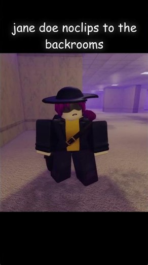jane doe noclip to the backrooms #forsaken #roblox #backrooms #robloxanimation