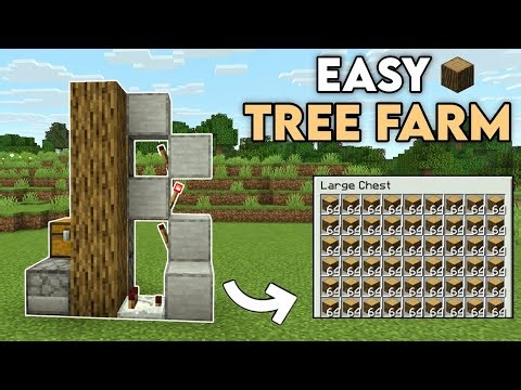 The Ultimate Easy 26.3 WOOD FARM in Minecraft (Bedrock/Java)