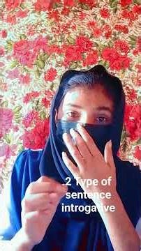 2 type of sentence introgative.