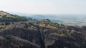 Meteora Kalabaka Greece Monastery St Stephan Stock Footage Video (100% Royalty-free) 3440992045 | Shutterstock