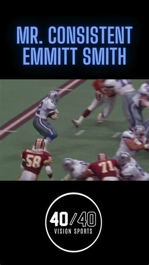 When the game was on the line, Emmitt Smith put it on his shoulders — and ran. | The 40/40 Vision Podcast