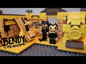 Bendy And The Ink Machine Lego Ink Machine Room Lego Stop Motion Bendy Lego Sets Stop Motion